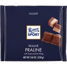 Шоколад молочный RITTER SPORT Шоколадно-ореховый десерт с пралиновой начинкой, 250г в магазинах Лента