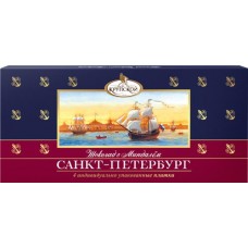 Шоколад темный СЛАВЯНКА Санкт-Петербург с миндалем, 100 г в магазинах Лента