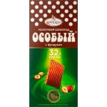 Шоколад молочный ОСОБЫЙ с фундуком, 88г Шоколад молочный ОСОБЫЙ с фундуком, 88г