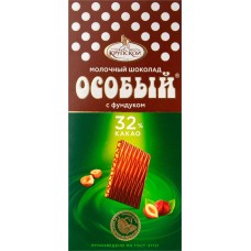 Шоколад молочный ОСОБЫЙ с фундуком, 88г в магазинах Лента
