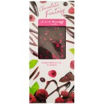 Шоколад горький А&А ДЕМИДОВ 55% какао с доблением кусочков сушеной малины, 90г