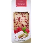 Шоколад белый А&А ДЕМИДОВ с добавлением кусочков сушеной малины, 100г