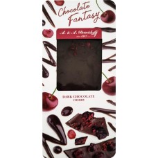 Шоколад горький А&А ДЕМИДОВ 55% какао с доблением кусочков сушеной вишни, 90г в магазинах Лента