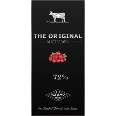 Шоколад горький BUCHERON Original с кусочками клюквы, 90г в магазинах Лента