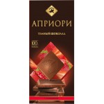 Шоколад темный АПРИОРИ с клубникой, 100г Шоколад темный АПРИОРИ с клубникой, 100г