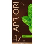 Шоколад темный АПРИОРИ с мятой, 100г Шоколад темный АПРИОРИ с мятой, 100г