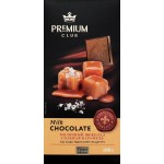 Шоколад молочный PREMIUM CLUB Соленая карамель, 100г Шоколад молочный PREMIUM CLUB Соленая карамель, 100г