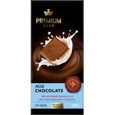 Шоколад молочный PREMIUM CLUB, 100г в магазинах Лента