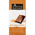 Шоколад молочный BIANCA с соленой карамелью, 100г