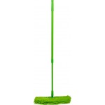Швабра для пола HOMECLUB двусторонняя с насадкой из микрофибры 40x12см, телескопическая ручка 68–120см, Арт. ТС907