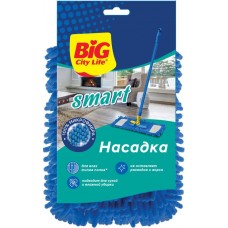 Насадка для швабры BIG CITY LIFE Smart, микрофибра, шенилл Арт. 14410285 в магазинах Лента