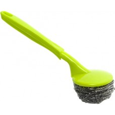 Щетка для посуды HOMEQUEEN 21х6х4,5см, спираль, металлическая Арт. 72514 в магазинах Лента