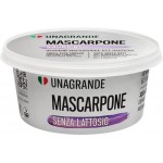 Сыр UNAGRANDE Маскарпоне, без лактозы 80%, без змж, 250г
