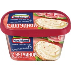 Сыр плавленый HOCHLAND с ветчиной 55%, без змж, 400г в магазинах Лента