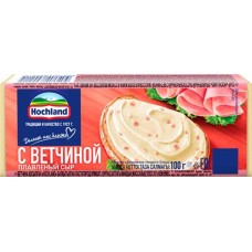 Сыр плавленый HOCHLAND с ветчиной 35%, пастообразный, без змж, 100г в магазинах Лента