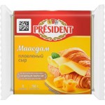 Сыр плавленый PRESIDENT Мааздам 40%, без змж, 150г