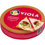 Сыр плавленый VIOLA с белыми грибами 45%, без змж, 130г