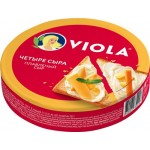 Сыр плавленый VIOLA Четыре сыра 45%, без змж, 130г