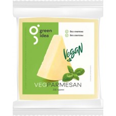 Продукт пищевой на основе крахмала GREEN IDEA со вкусом сыра Пармезан 26%, 200г в магазинах Лента