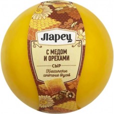 Сыр ЛАРЕЦ c медом и орехами 50%, без змж, весовой в магазинах Лента