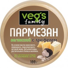Продукт белковый пищевой VEG`S на растительной основе со вкусом сыра Пармезан с трюфелем, 100г в магазинах Лента