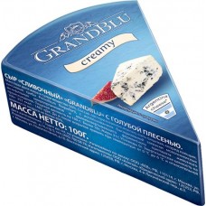Сыр MILKANA GrandBlu Сливочный с голубой плесенью 56%, без змж, 100г в магазинах Лента