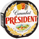 Сыр PRESIDENT Camembert с белой плесенью 45%, без змж, 125г Сыр PRESIDENT Camembert с белой плесенью 45%, без змж, 125г