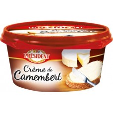 Сыр плавленый PRESIDENT Creme de Camembert 50%, без змж, 125г в магазинах Лента