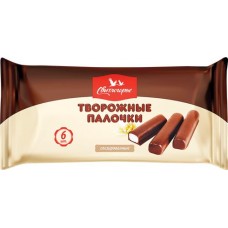 Палочки творожные глазированные СВИТЛОГОРЬЕ с ванилью 23%, без змж, 180г в магазинах Лента