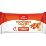 Палочки творожные глазированные СВИТЛОГОРЬЕ с ванилью в карамельной глазури 23%, без змж, 180г Палочки творожные глазированные СВИТЛОГОРЬЕ с ванилью в карамельной глазури 23%, без змж, 180г