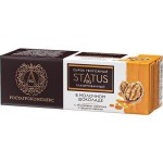 Сырок творожный глазированный А.РОСТАГРОКОМПЛЕКС Status с кленовым сиропом и грецким орехом в молочном шоколаде 26% без змж, 50г Сырок творожный глазированный А.РОСТАГРОКОМПЛЕКС Status с кленовым сиропом и грецким орехом в молочном шоколаде 26% без змж, 50г