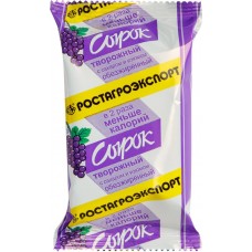 Сырок творожный РОСТАГРОЭКСПОРТ с изюмом 0%, без змж, 90г в магазинах Лента