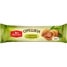 Орешки СВИТЛОГОРЬЕ с вареной сгущенкой, без змж, 60г в магазинах Лента