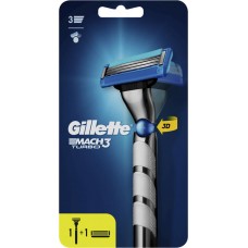 Бритва GILLETTE Mach3 Turbo, со сменной кассетой в магазинах Лента