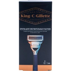 Бритва для чувствительных участков GILLETTE King C в магазинах Лента