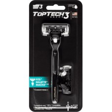 Бритва TOPTECH Razor 3 + 2 сменные кассеты в магазинах Лента