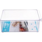 Органайзер для холодильника IDEA 20х30х10см, с крышкой, прозрачный, размер М Арт. 1587