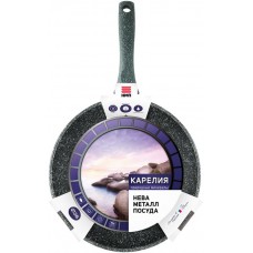 Сковорода НЕВА МЕТАЛЛ ПОСУДА Природные минералы Карелия 26см литой алюминий Арт. 2326 в магазинах Лента