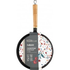 Сковорода блинная HOMECLUB 22см, съемная ручка, чугун в магазинах Лента