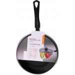 Сковорода HOMECLUB Optima 24см, с крышкой, штампованный алюминий, антипригарное покрытие