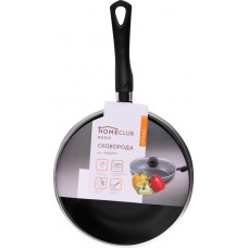 Сковорода HOMECLUB Optima 24см, с крышкой, штампованный алюминий, антипригарное покрытие в магазинах Лента