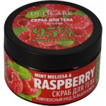 Скраб для душа DELICARE Малина и мелисса солевой, 250мл