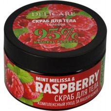 Скраб для душа DELICARE Малина и мелисса солевой, 250мл в магазинах Лента Скраб для душа DELICARE Малина и мелисса солевой, 250мл в магазинах Лента