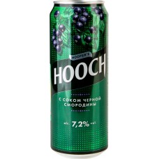 Напиток слабоалкогольный HOOCH Super со вкусом черной смородины пастеризованный 7,2%, 0.45л в магазинах Лента