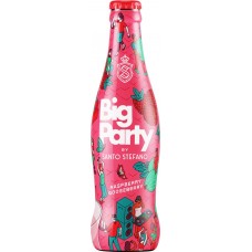 Напиток слабоалкогольный BIG PARTY by Santo Stefano Малина и крыжовник особый газированный 5%, 0.3л в магазинах Лента