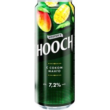Напиток слабоалкогольный HOOCH Супер со вкусом манго газированный 7,2%, 0.45л в магазинах Лента