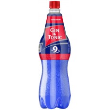 Напиток слабоалкогольный ОЧАКОВО Джин-тоник газированный 9%, 0.9л в магазинах Лента