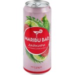 Напиток слабоалкогольный МАРИБУ БАР Дайкири Клубника пастеризованный газированный 7,2%, 0.45л