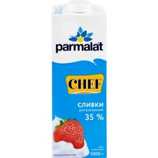 Сливки ультрапастеризованные PARMALAT Для взбивания 35%, без змж, 1000г в магазинах Лента
