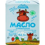 Масло сливочное БАЛТКОМ 82,5% высший сорт, без змж, 180г